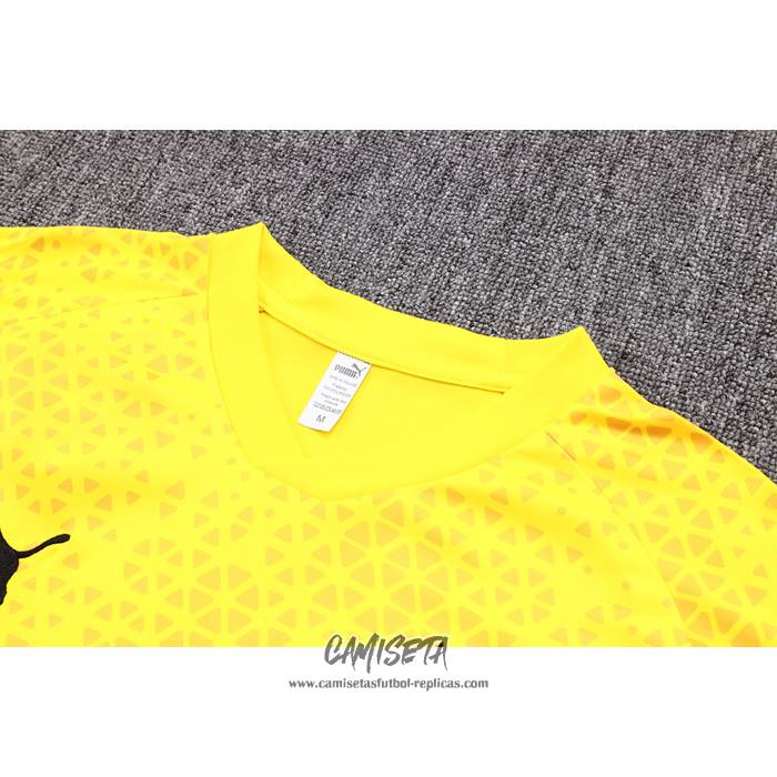 Chandal del Borussia Dortmund 2023-2024 Manga Corta Amarillo - Pantalon Corto
